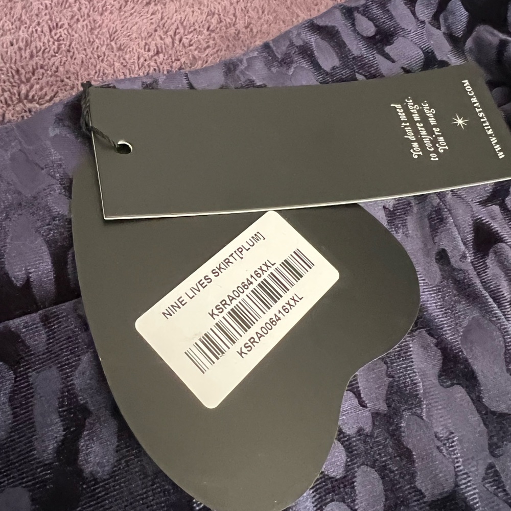 Nine lives purple maxi skirt